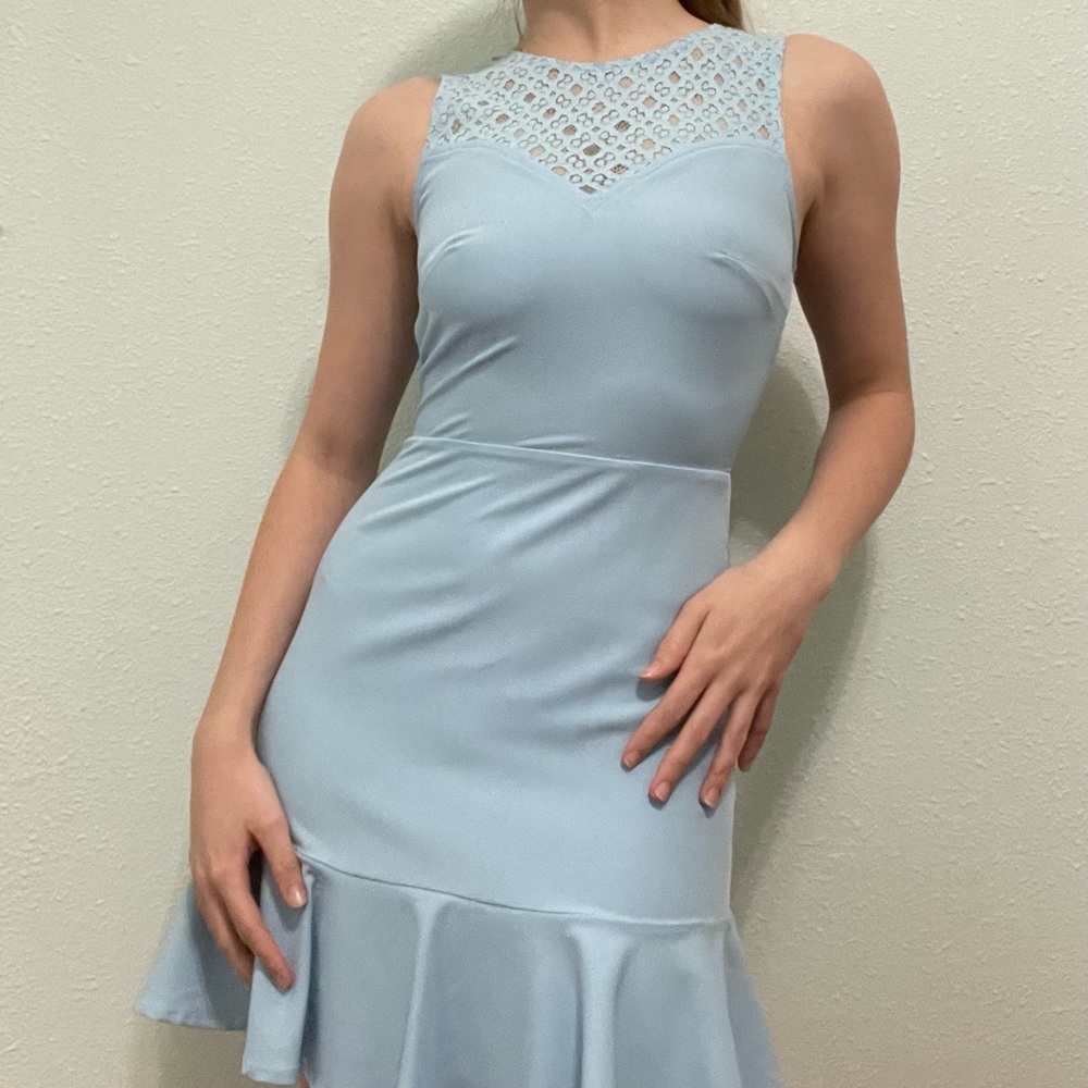 blue miami mini dress